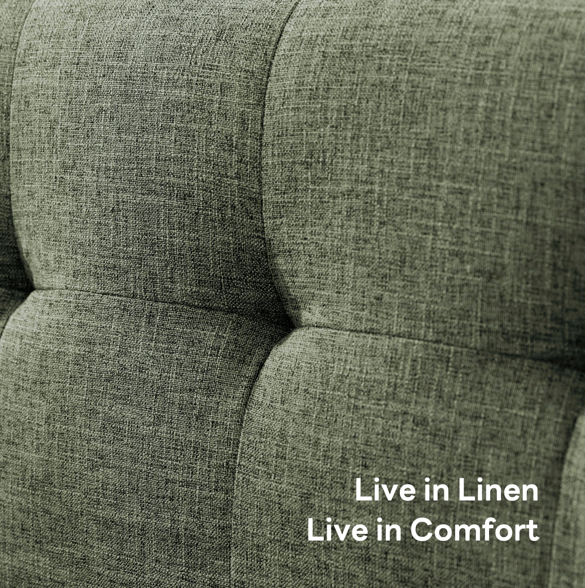 Kingfun 65.2' W Loveseat Sofa, Mid Century Modern Decor Love Seat Couches for Li — product photo