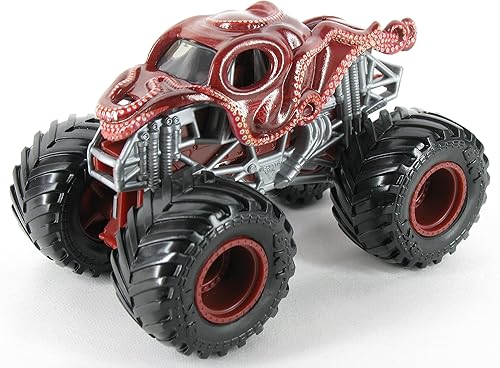 Miniatura 4 de Monster Jam Camión fundido a troquel oficial a escala 164, paquete de 2 unidades, 25 Octon8er vs Crushstation 2023
