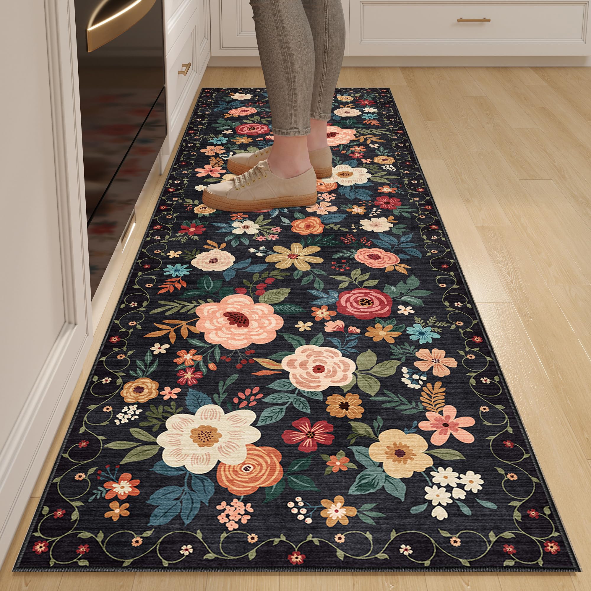 DUKINO Floral Runner 2x6