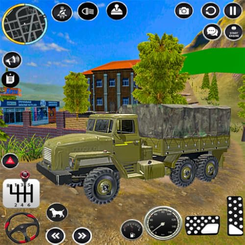 Army Truck Driving Offroad 4x4 Military Simulation Game Real Driving Vehicle