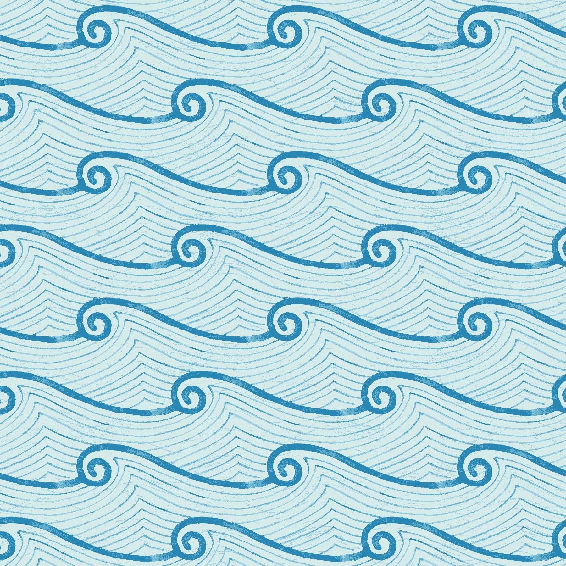 Stitch & SparklePaul Brent PB Collection, Sea Wave, 44 Inches