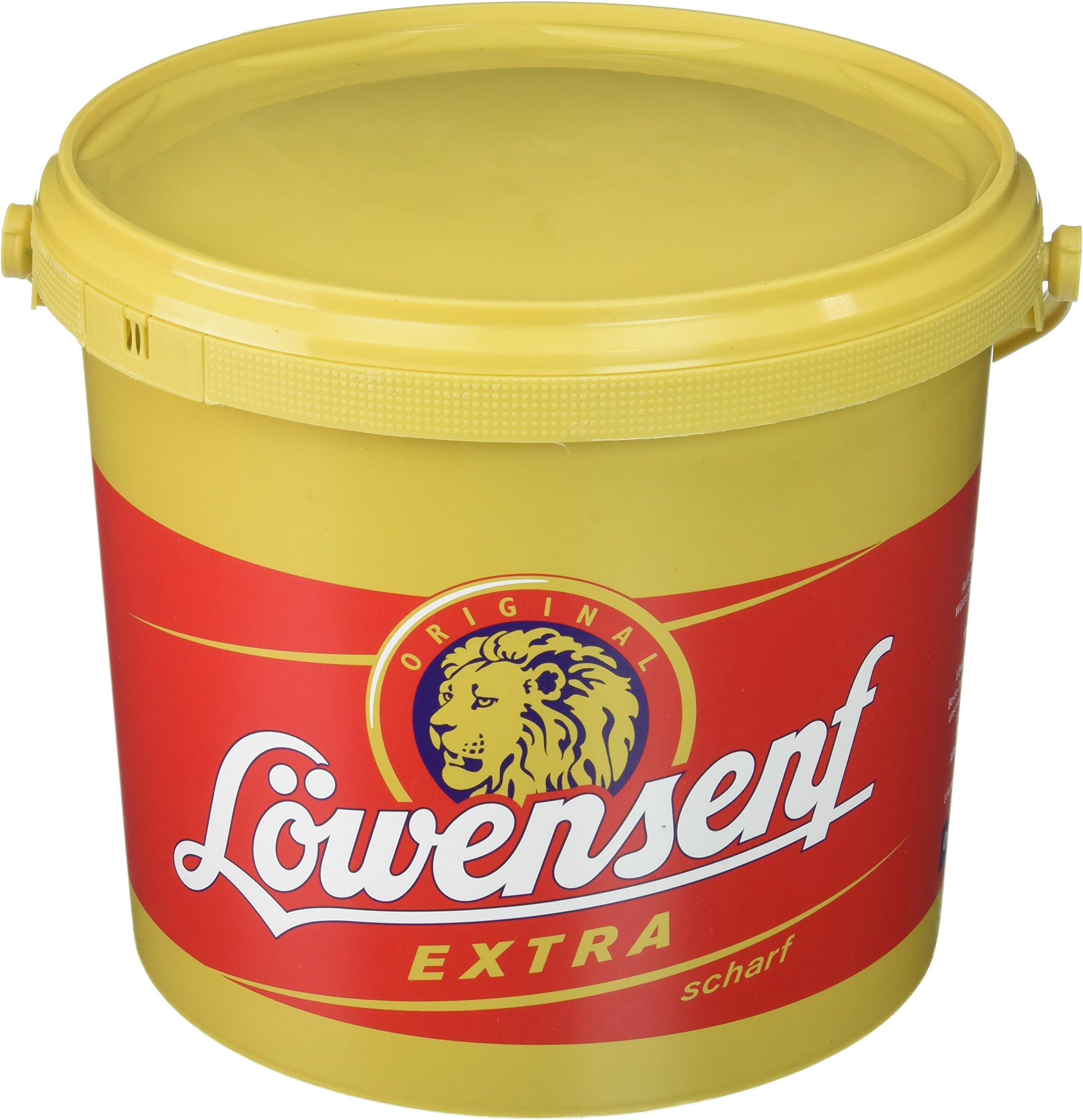 Lowensenf Extra Hot Mustard Pail, 11 Pound