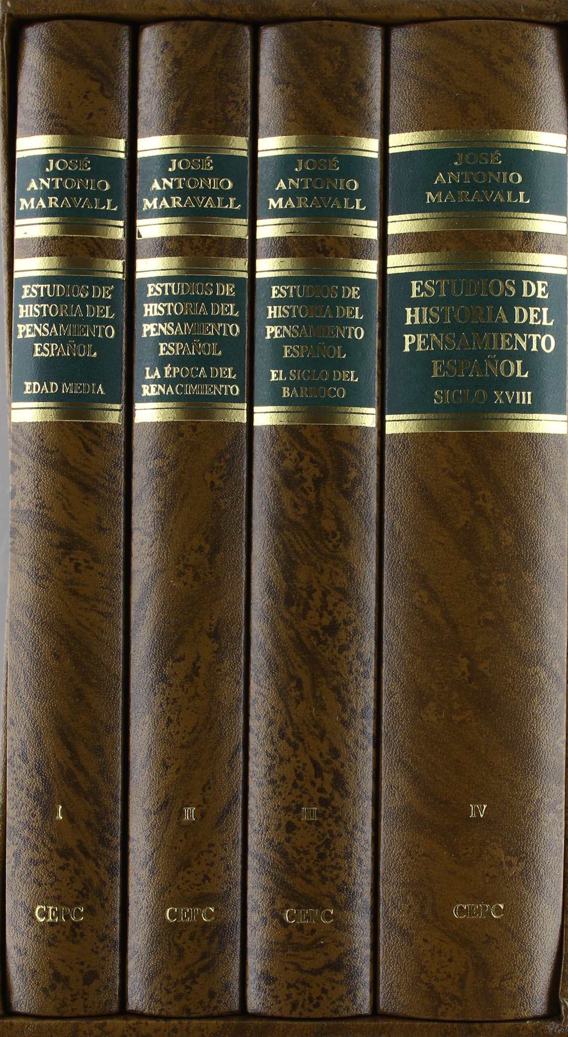 Estudios de historia del pensamiento español. (Historia de la Sociedad Política)