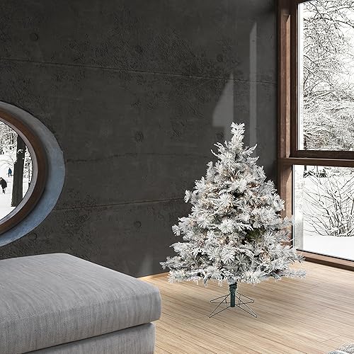 Miniatura 5 de Vickerman Árbol de Navidad artificial de Cheshire de 4.5 pies de conexión instantánea, mini luces Dura-Lit transparentes, árbol de Navidad