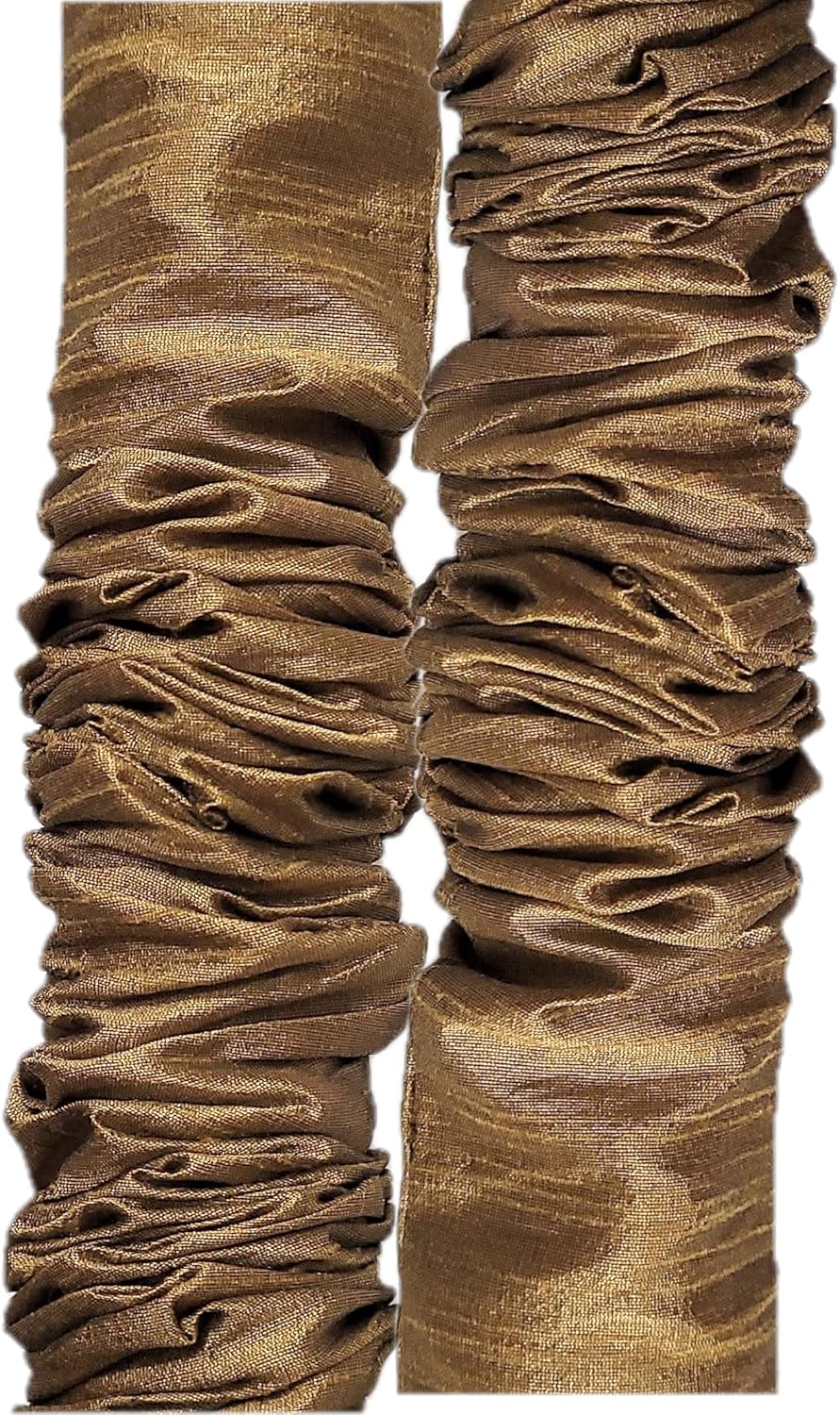 Cord & Chain Cover, 6.5 feet, 2 Pack Silk-Type Fabric, Hook-and-Loop Strip Close- Use for Chandelier, Lighting, Wires (Persimmon Orange)