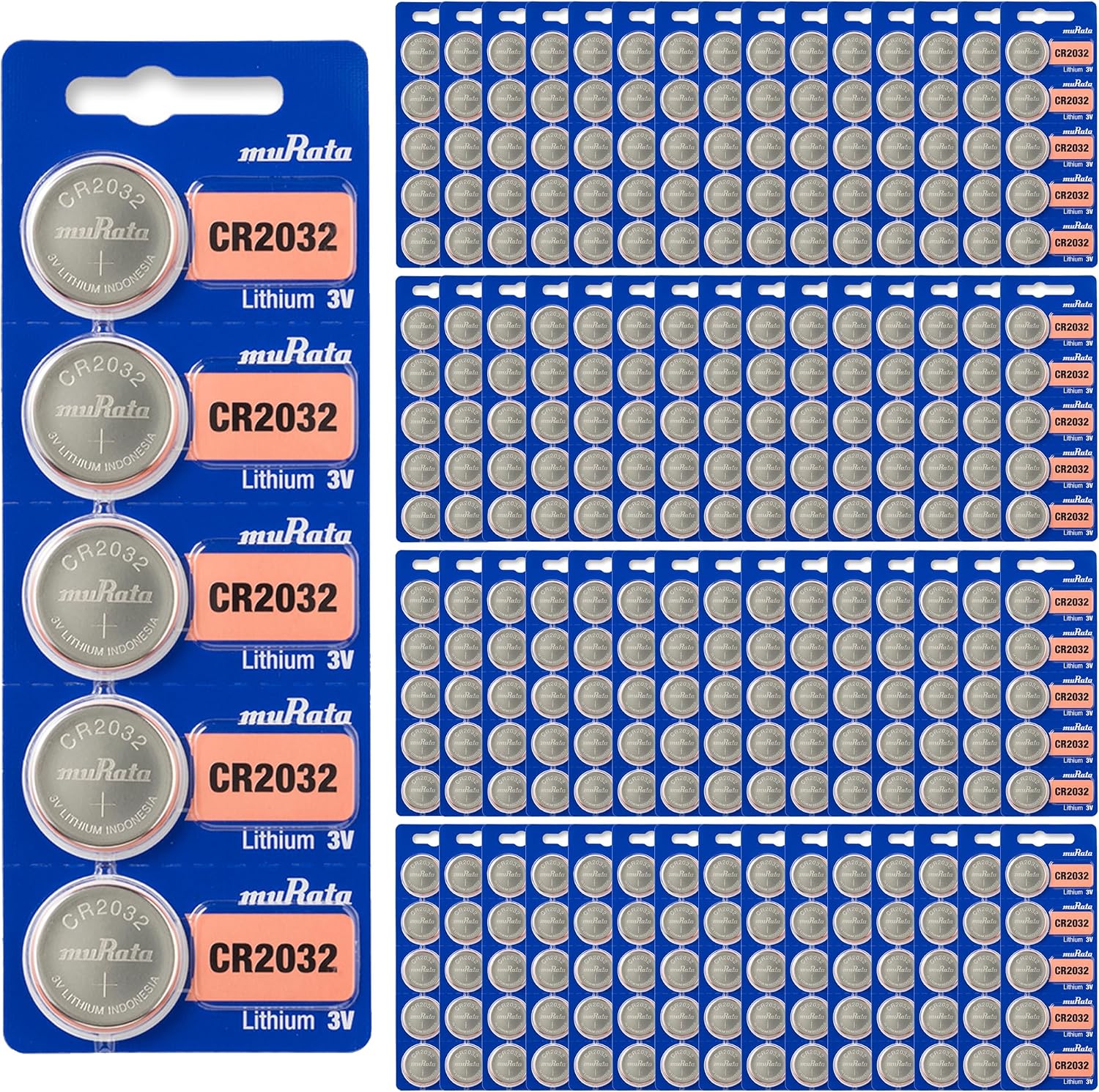 Murata CR2032 Battery 3V Lithium Coin Cell - Replaces Sony CR2032 (1000 Batteries)
