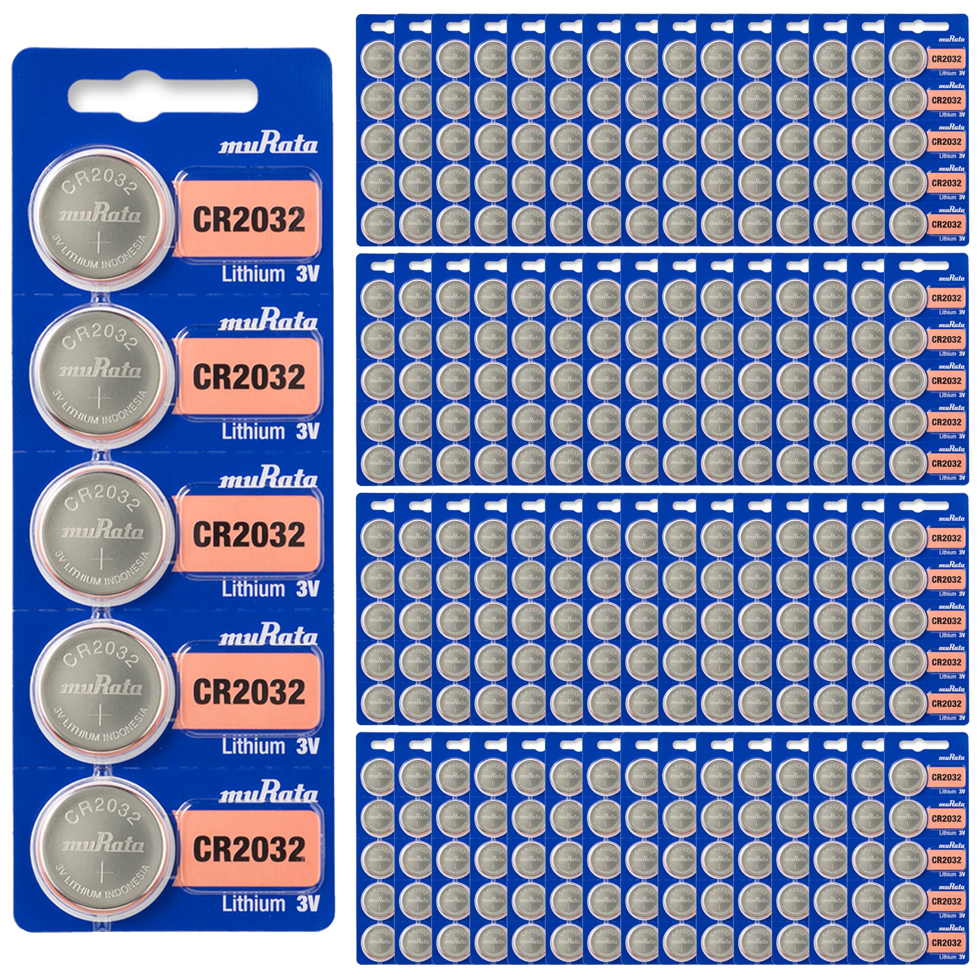 Murata CR2032 Battery 3V Lithium Coin Cell - Replaces Sony CR2032 (1000 Batteries)