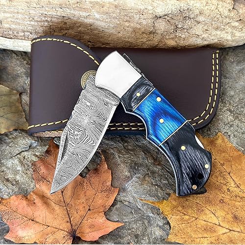 Miniatura 10 de WINTERFELL Cuchillo de bolsillo plegable grabado personalizado para hombres, regalos de Navidad personalizados para marido, papá, novio, cuchillos