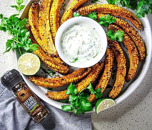 Miniatura 9 de African Dream Foods - Caja de regalo de sales picantes y condimentos | Paquete de 4 variedades con molinillo reutilizable | Condimento de humo de