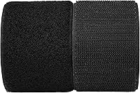 Vista 6 de Cinta de gancho y bucle para coser de 1 pulgada de ancho, 16.4 pies no adhesivas, tiras de gancho y bucle trasero para coser, cierre de tela, cinta