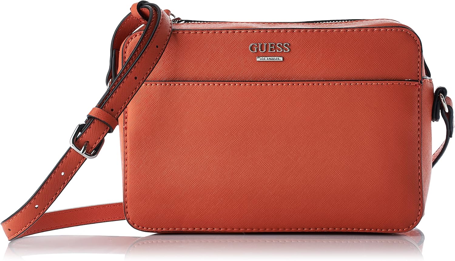 Guess Kalei Mini Camera Crossbody Bag for Women, Saffron Buy Online
