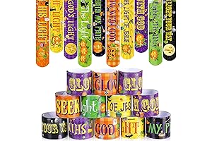 Vinsot Halloween Slap Bracelets 100 Pack for Kids