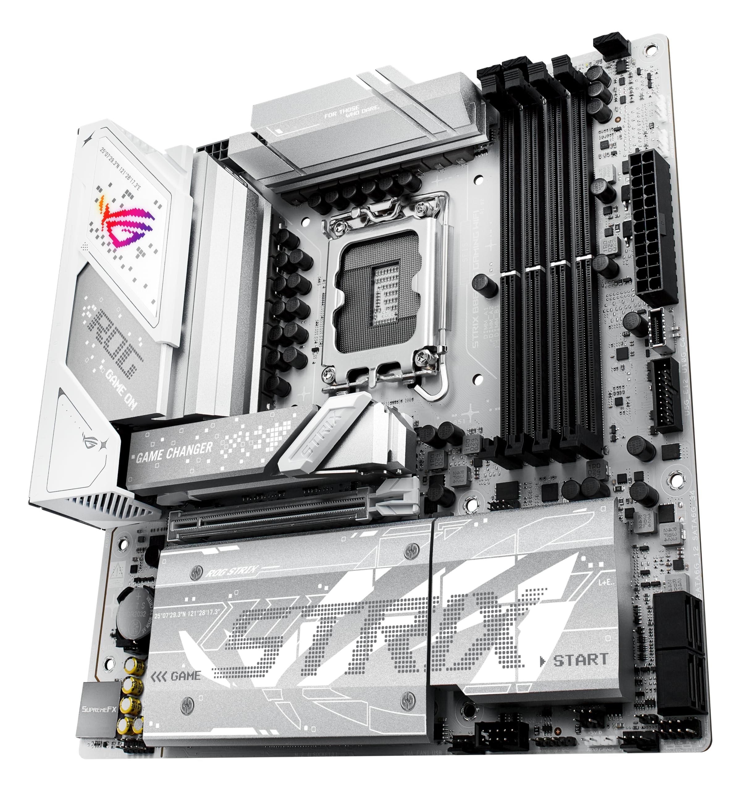 ASUS ROG STRIX B760-G GAMING WIFI Mainboard Sockel Intel LGA 1700 weiß Ansicht 4