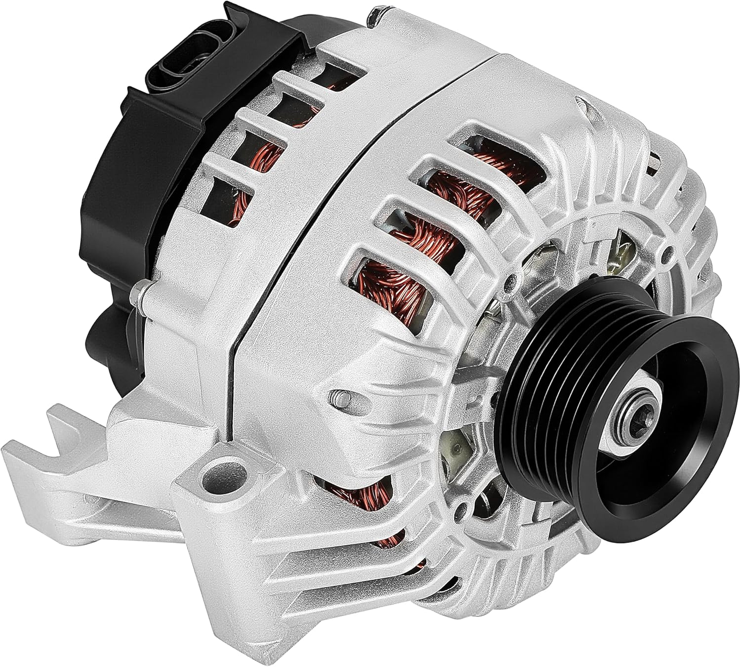 SCITOO Alternator Fits for Chevrolet Uplander 05-09 & for Pontiac Montana 05-09 & for Buick for Terraza for Saturn for Relay 05-07, V6 3.5L 3.9L - 12V 105Amp CW S6 Pulley Class, OE 11023