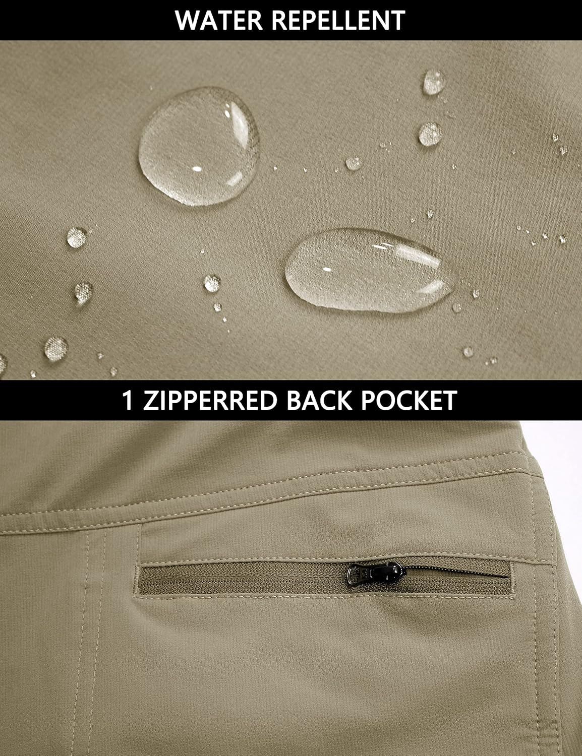 Little Donkey Andy Men's Quick Dry UPF 50+ Cargo Pants, Stretch Lightweight Outdoor Hiking Pants - Image 6