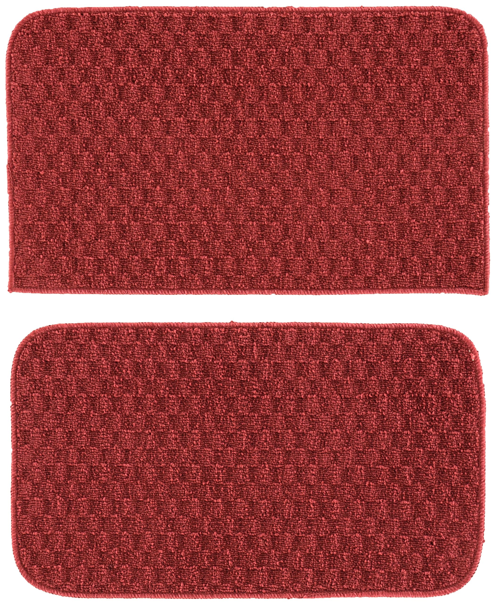 Garland Rug Town Square Area Rug, 2-Piece Set 18"x28" & 18"x28", Chili Pepper Red