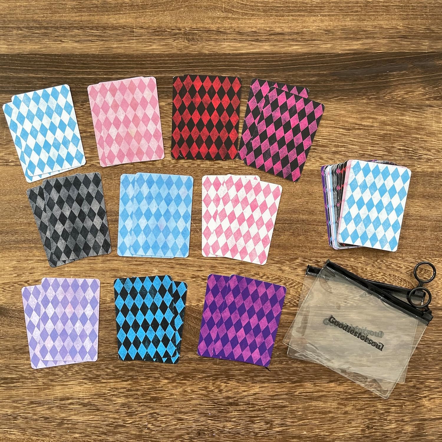Goodiesforsoul Alice ATC Cards Bundle,Journaling Scrapbooking Supplies Kit Include Stickers and Cards for Artist Trading Cards,Planner,Bullet Journal,Junk Journal,Retro Crafts