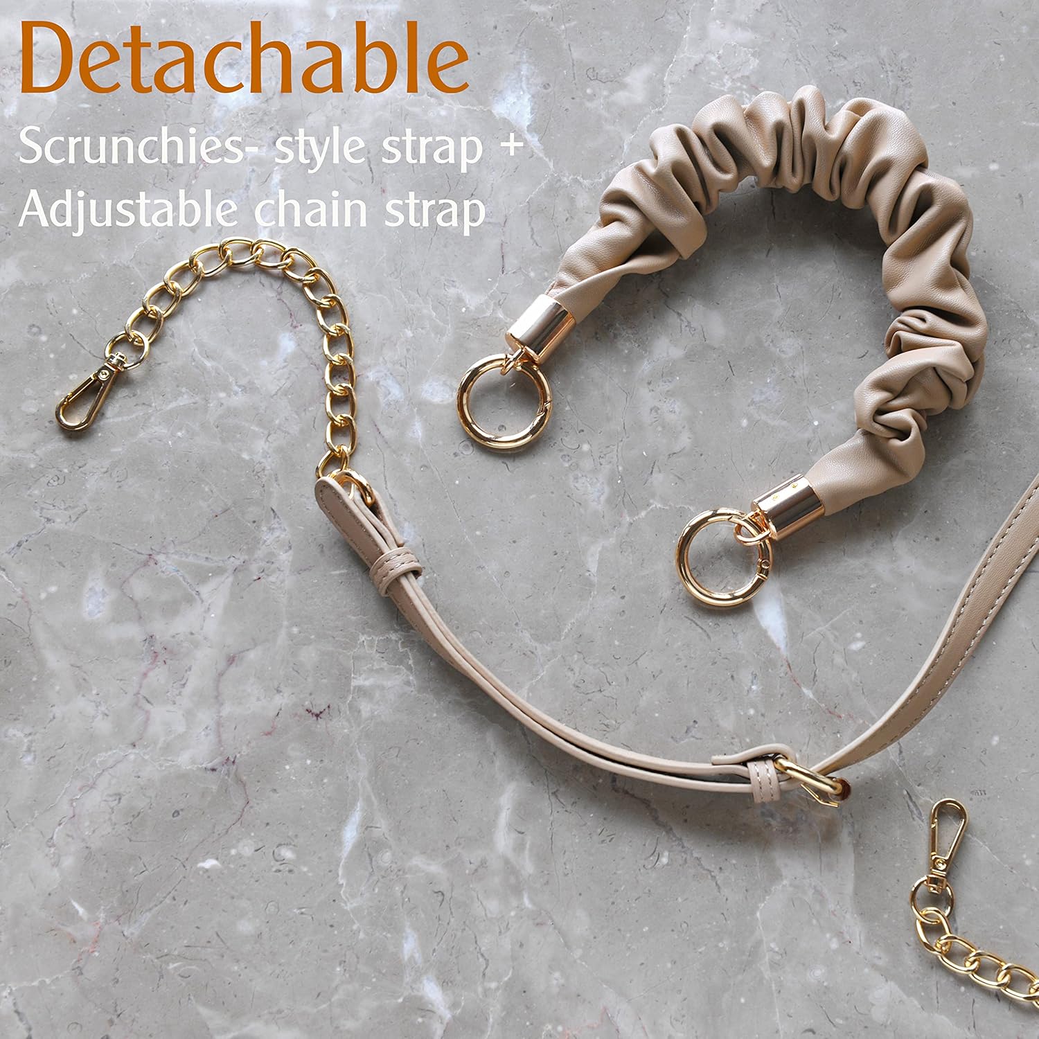 Cloud Pouch Bag Women Shoulder Handbag Soft Vegan Leather Vintage Hobo Chain Cross body Bag - Image 6