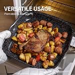 BECIGAR 23pcs Céramique Pots et poêles ensemble, Poignée amovible antiadhésive Cuisinière, Kit cuisine à induction avec poignée amovible, Inclut les poêles & Saucepans Four sans danger (noir)