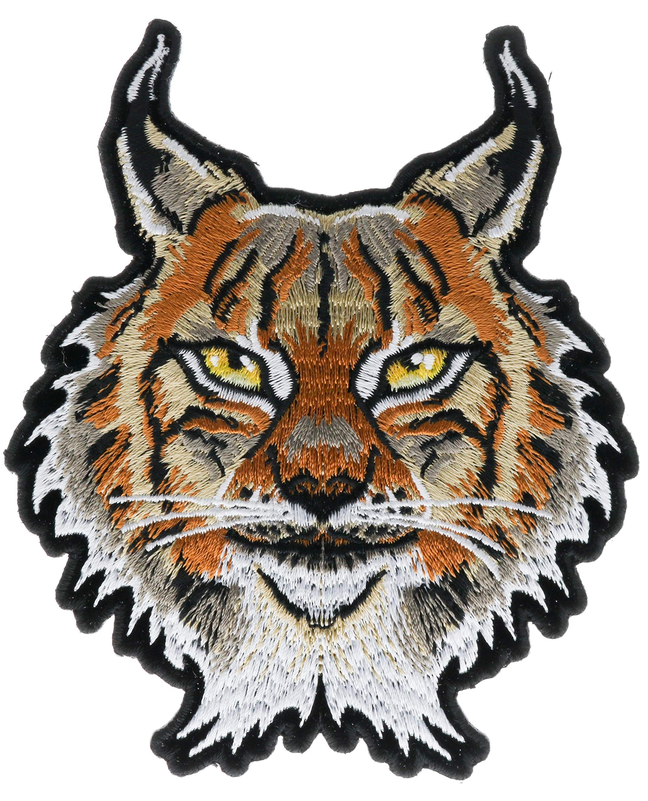 Lynx Cat Embroidered 4.5" Patch IVANP6338 F4D26I