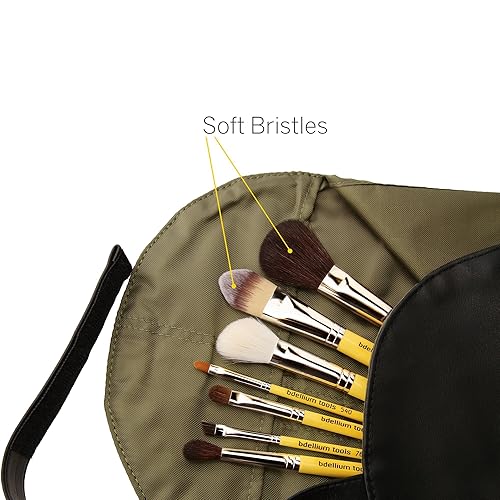 Miniatura 4 de Bdellium Tools Professional Makeup Brush Studio Series - Basic 7pc Brush Set with Roll-Up Pouch