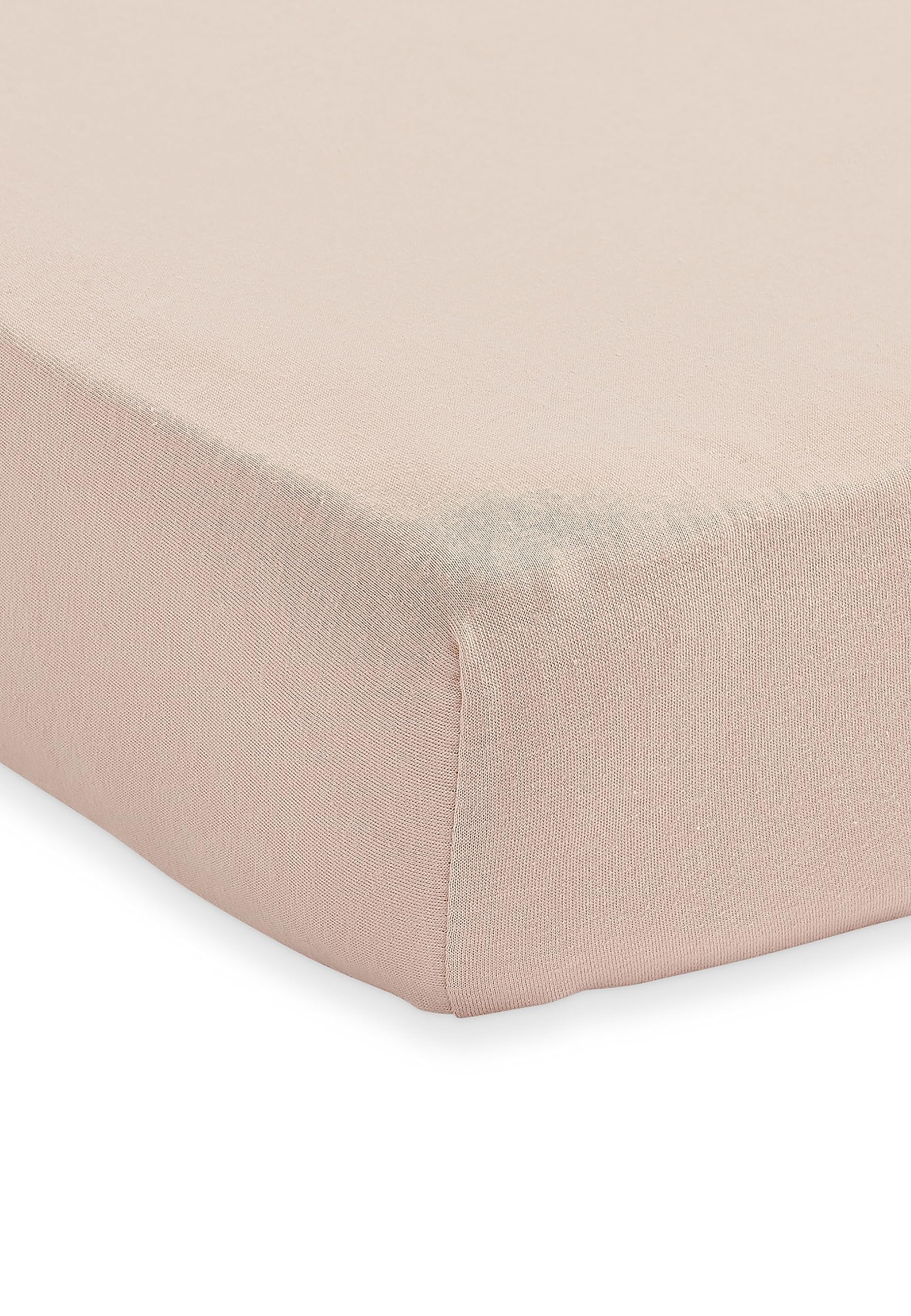 Lot De 2 Draps-housse En Jersey Coton - Pour Berceau 40/50 X 80/90 Cm - Rose Sauvage - 100% Coton