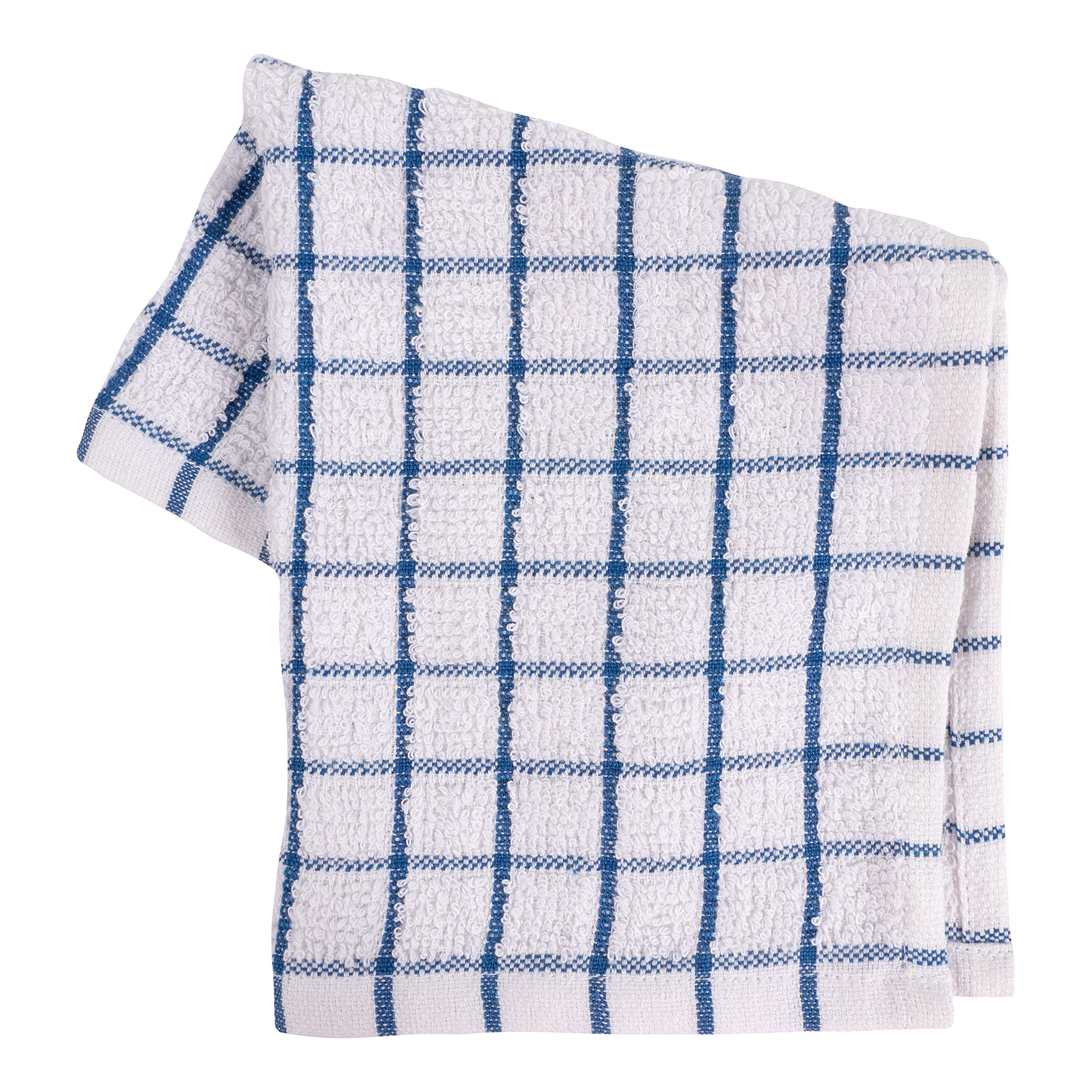 KAF Home Pantry - Paños de Cocina a Cuadros 100% algodón | Juego de 6, 12 x 12 Pulgadas | absorbentes y Lavables a máquina Limpiar encimeras, y Cualquier derrame del hogar