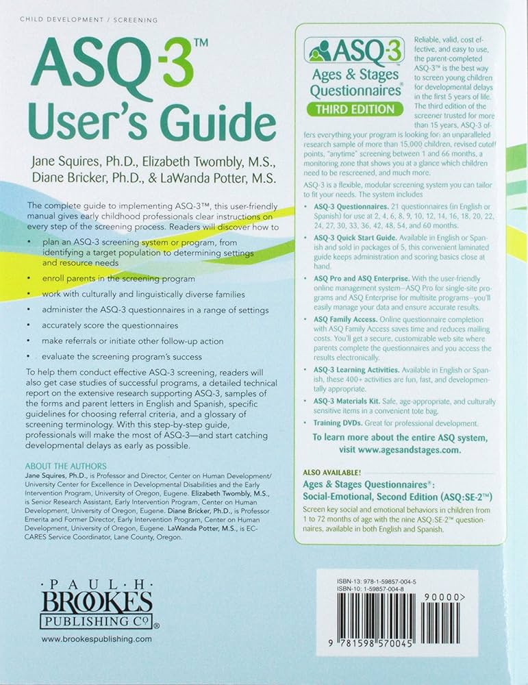 asq-3-starter-kit-9781598570410-medicine-health-science-books-amazon-com for Ages And Stages Questionnaire Free Printable ASQ-3™ Starter Kit: 9781598570410: Medicine & Health Science Books @ Amazon.com for Ages And Stages Questionnaire Free Printable