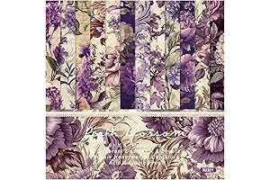 Premium Purple Scrapbook Paper Pack