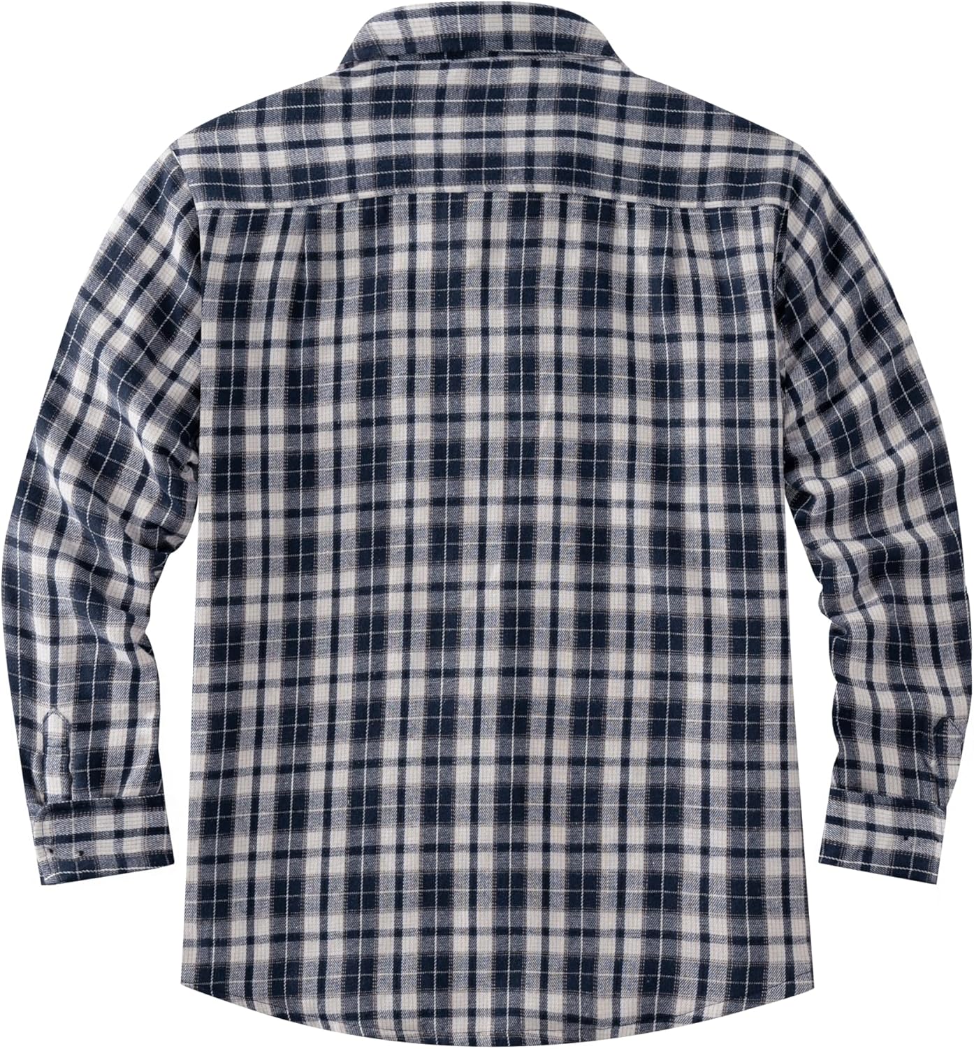 COOFANDY Men's Sherpa Lined Flannel Shirt Jacket Long Sleeve Button Up Fleece Plaid Shirts - Image 4