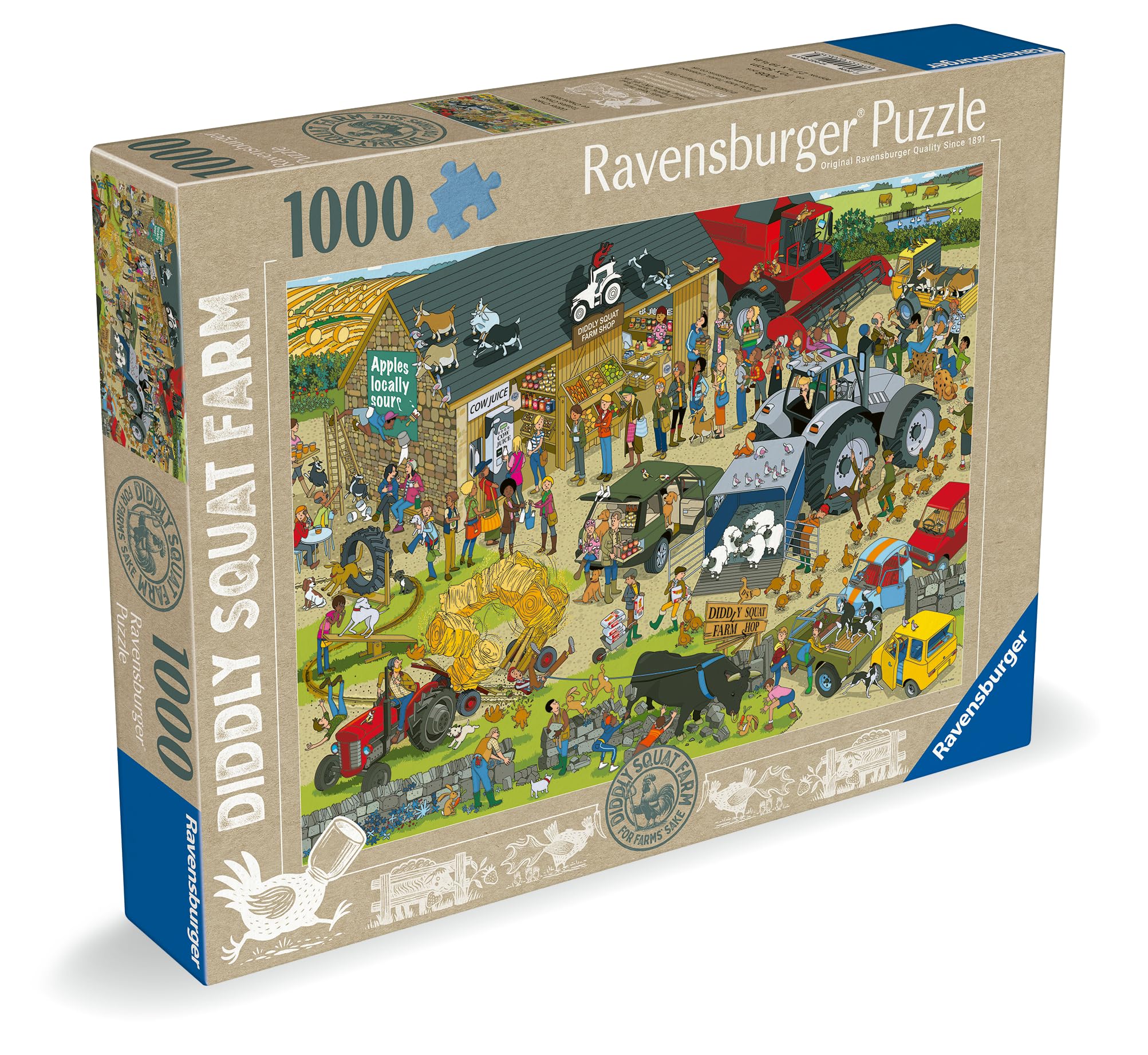 Ravensburger Diddly Squat Farm 1000 piece Jigsaw Puzzle