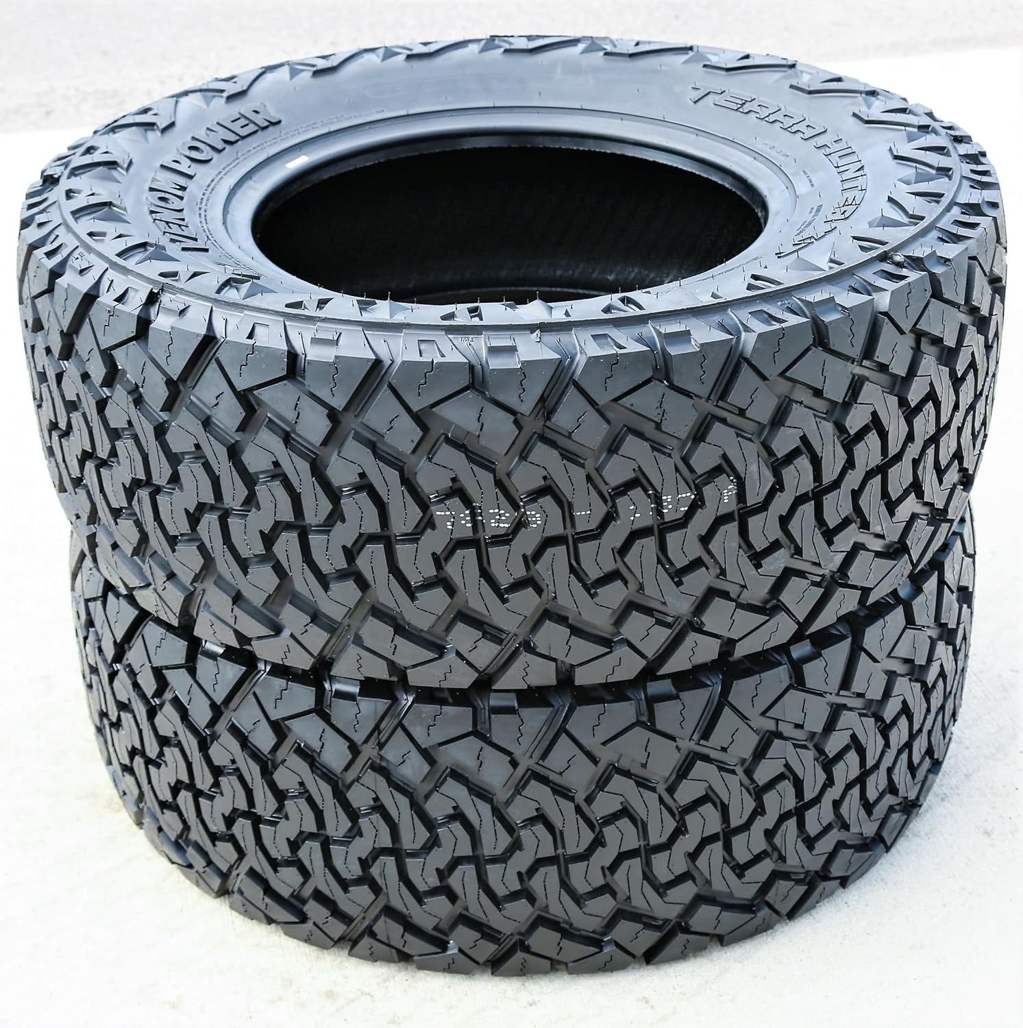Set of 5 (FIVE) Venom Power Terra Hunter X/T XT All-Terrain Mud Light Truck Radial Tires-LT285/70R17 285/70/17 285/70-17 121/118Q Load Range E LRE 10-Ply BSW Black Side Wall