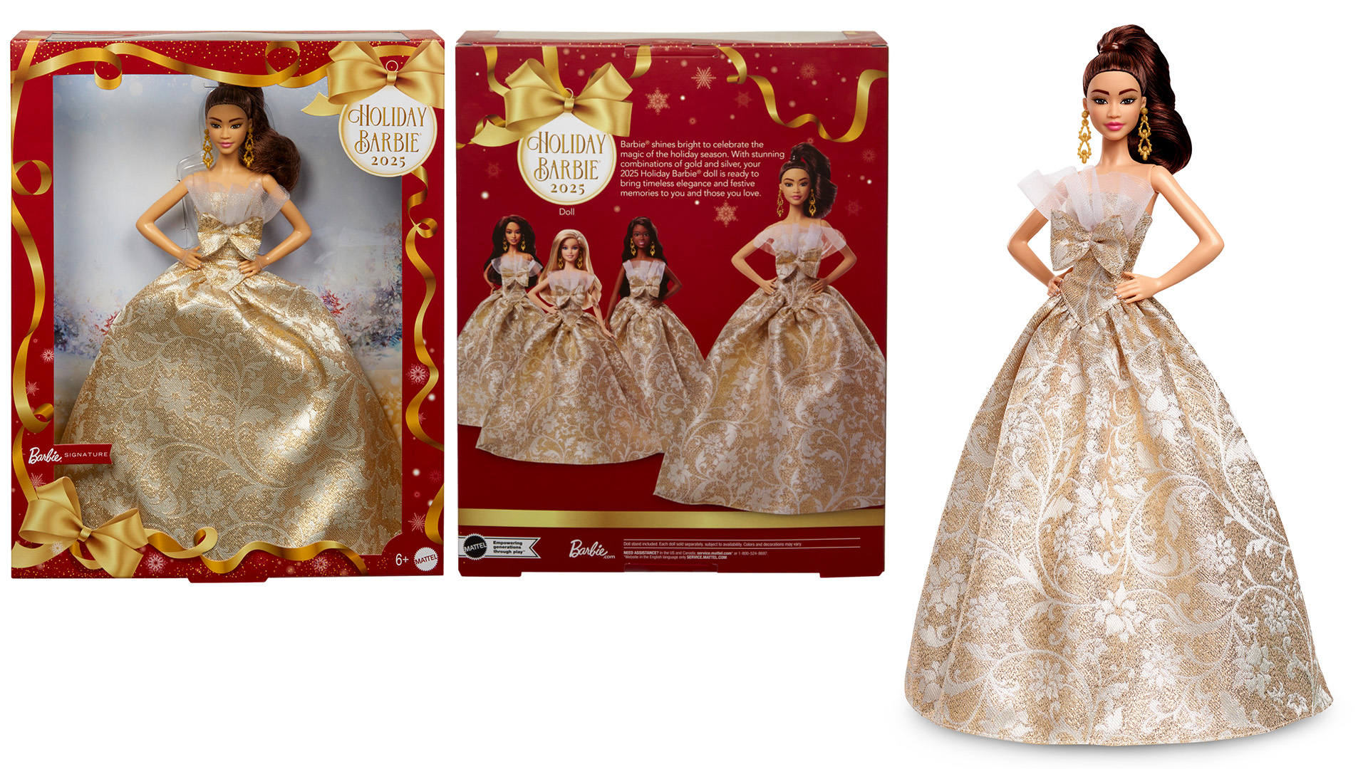 Amazon.co.jp: バービー(Barbie) ホリデーバービー ハイポニーテール