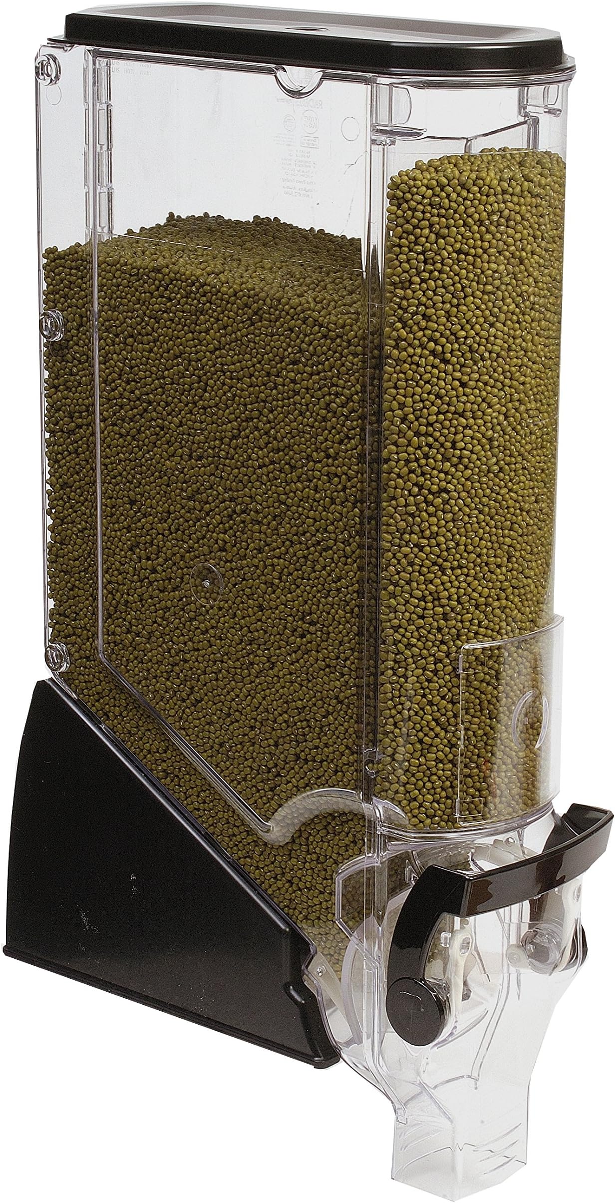 Trade Fixtures 06100TR-MBS Gravity Bin, 6" x 24", BPA-Free Tritan by Eastman, Clear with Black