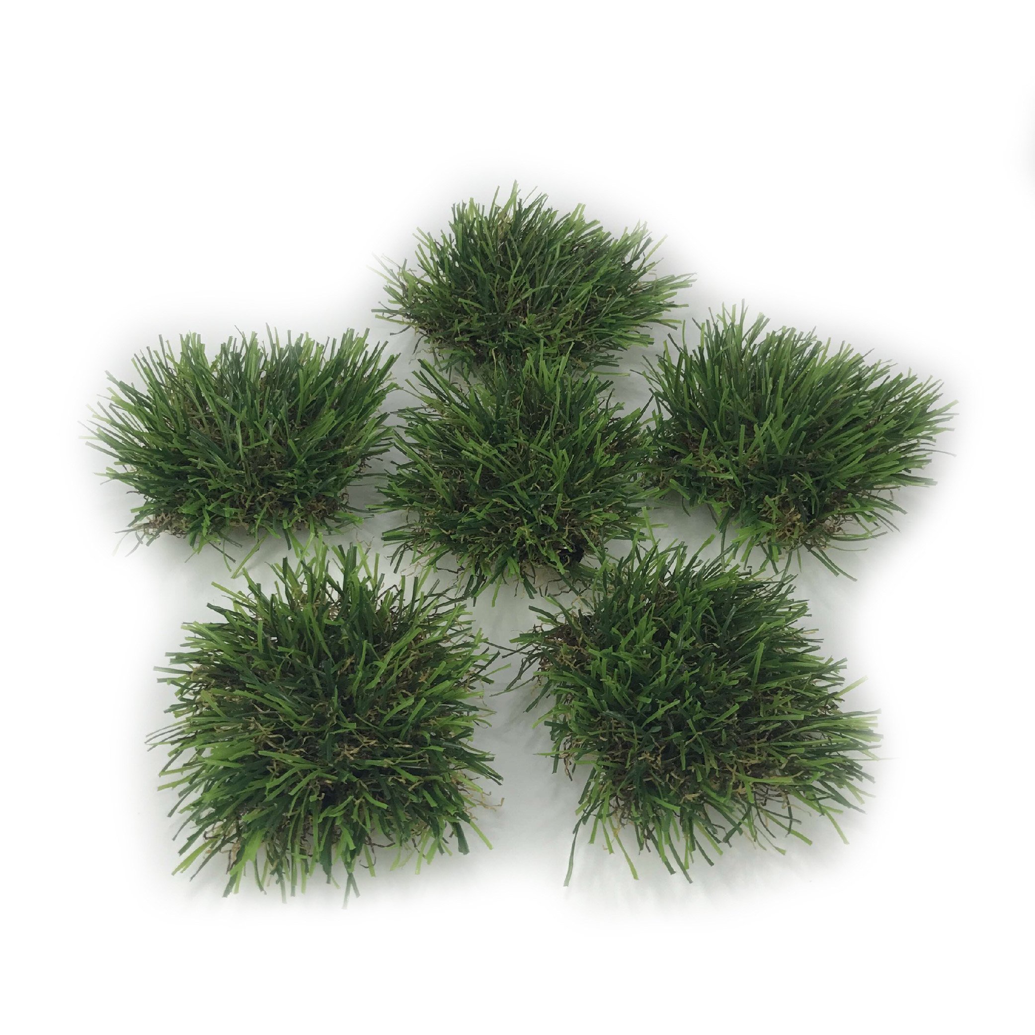 KuGuo Mini Plastic Artificial Weeds Tufts DIY Fake Grass Clusters for Home Decoration (Autumn Grass, 12PCS)