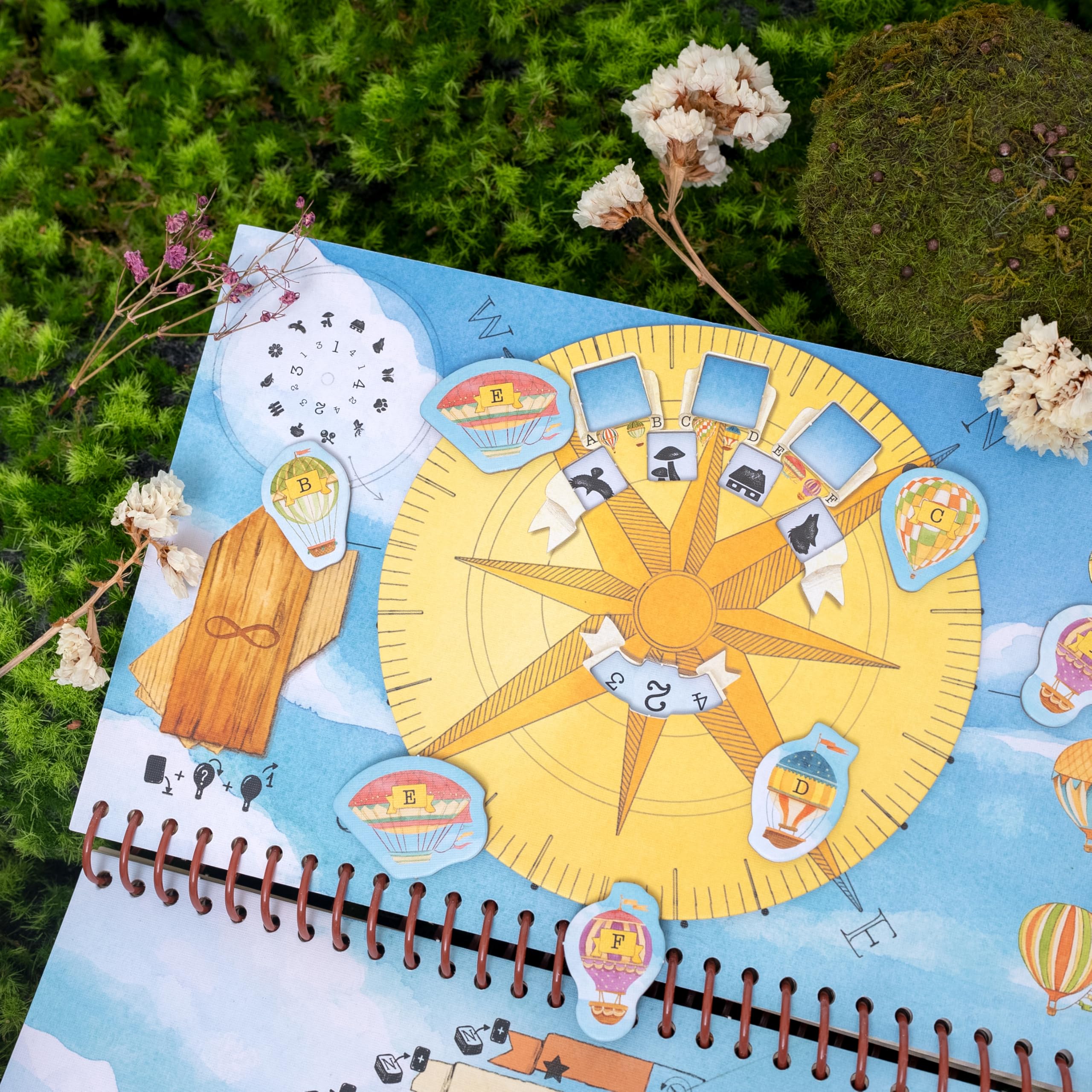Asmodee, Meadow: Adventure Book, gra planszowa Expansion, wydanie włoskie