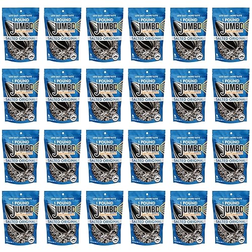 Miniatura 6 de Jumbo Semillas de girasol original 16 onzas paquete de 6