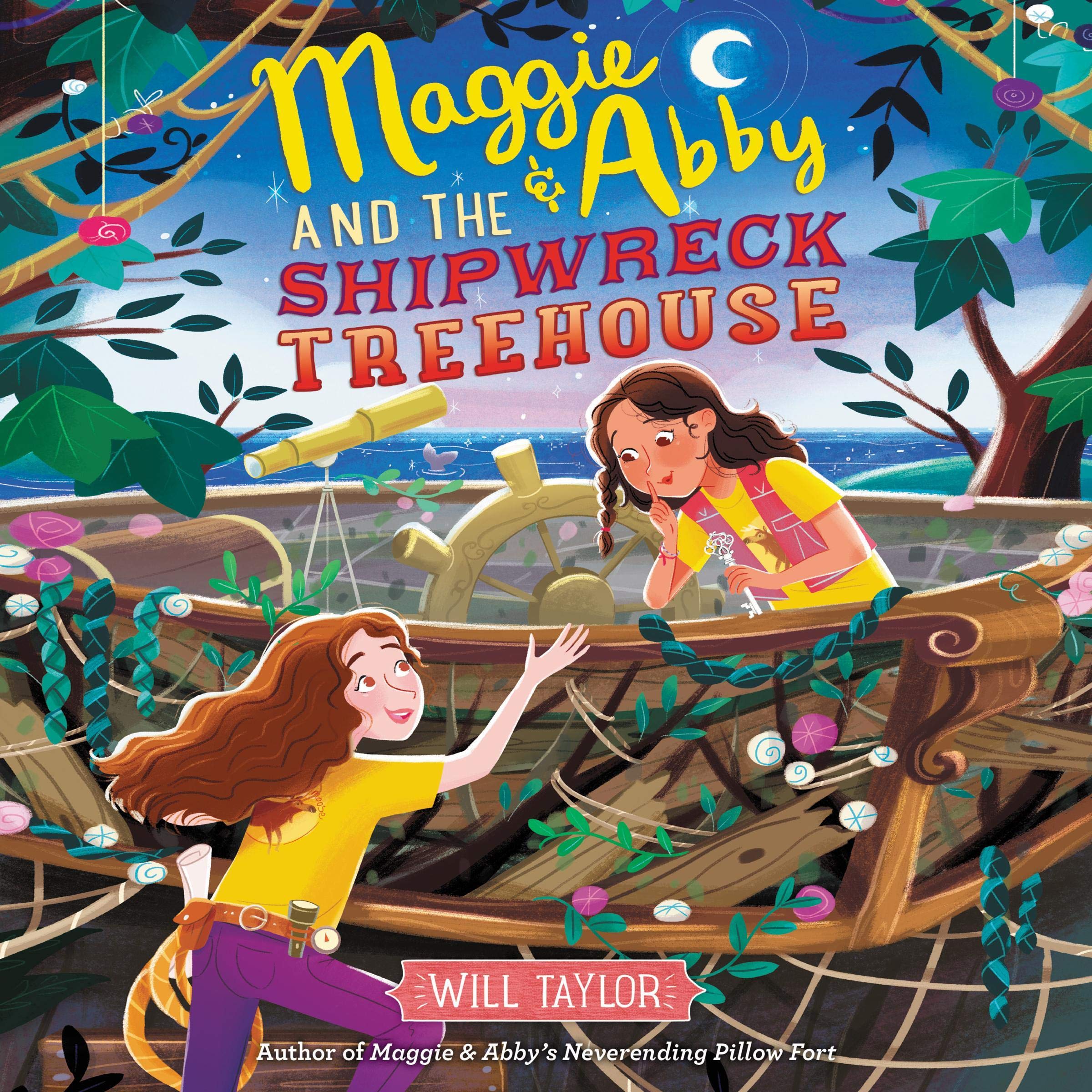 Cover art for Maggie & Abby and the Shipwreck Treehouse