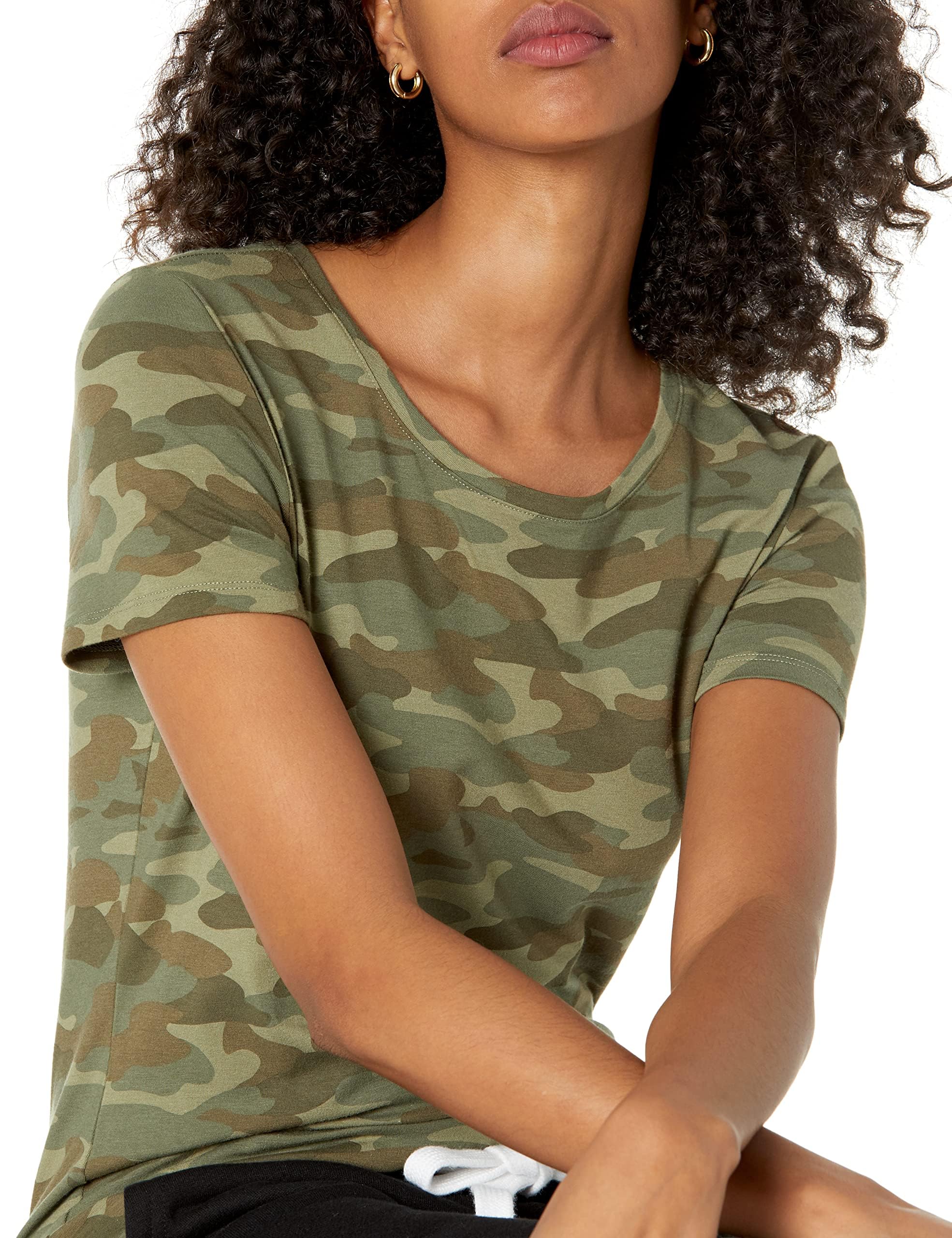 Amazon Essentials Women's Regular-Fit Short-Sleeve T-Shirt (Crewneck and V-Neck Options), Multipacks — view 287