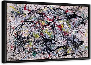 Amk Pollock Print Wall Art Canvas