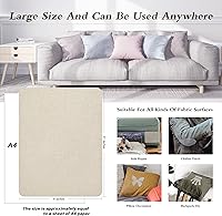 Vista 4 de KING MOUNTAIN Parches de reparación de lino grueso, parches de tela de lino autoadhesivos, tamaño extra de 8 x 11 pulgadas, multicolor, se pueden