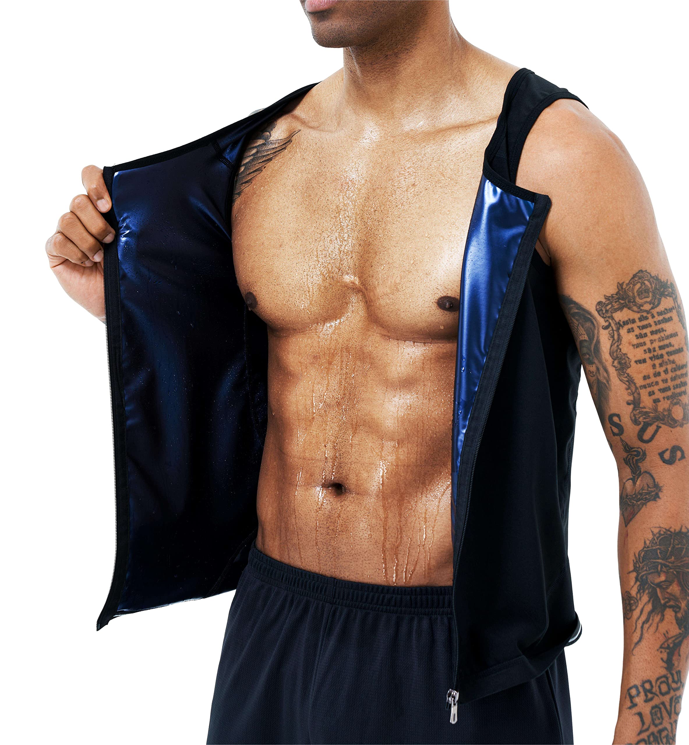 Men's Sauna Vest Heat Trapping Pullover Sweat Enhancing Vest-image-16