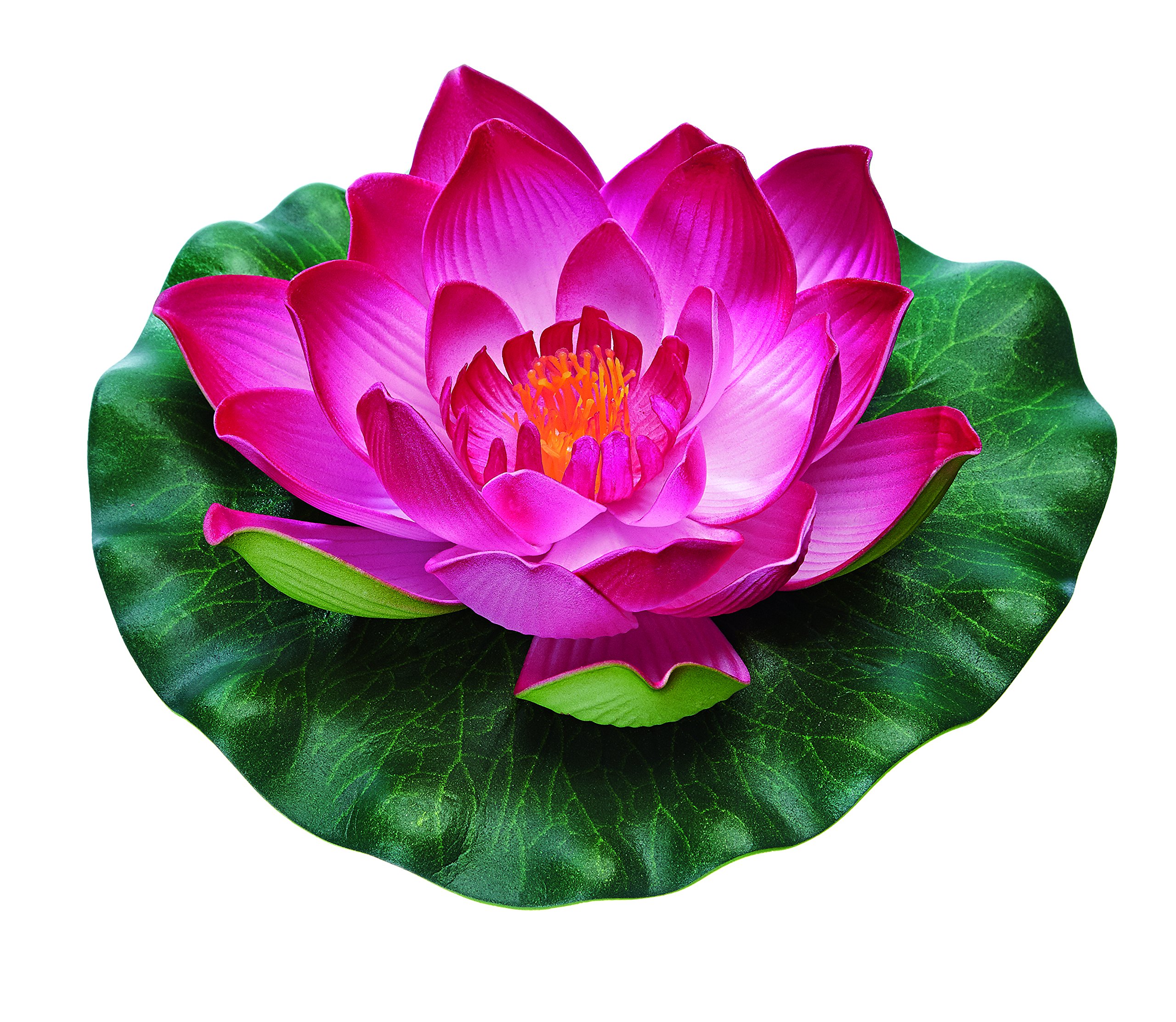 Pontec PondoLily - Floating Water Lily in Red/Pond Decoration Made of Plastic