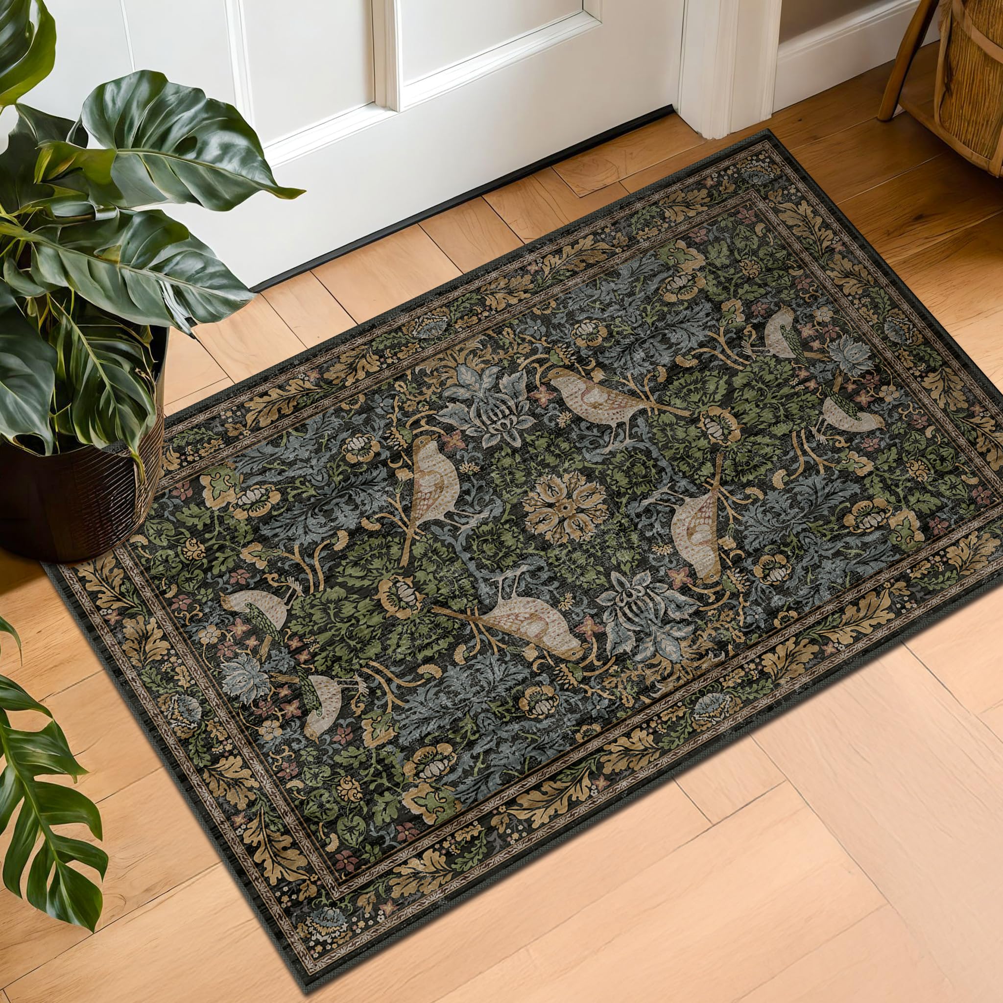 Hazo Haus Vintage Floral Rug 2x3