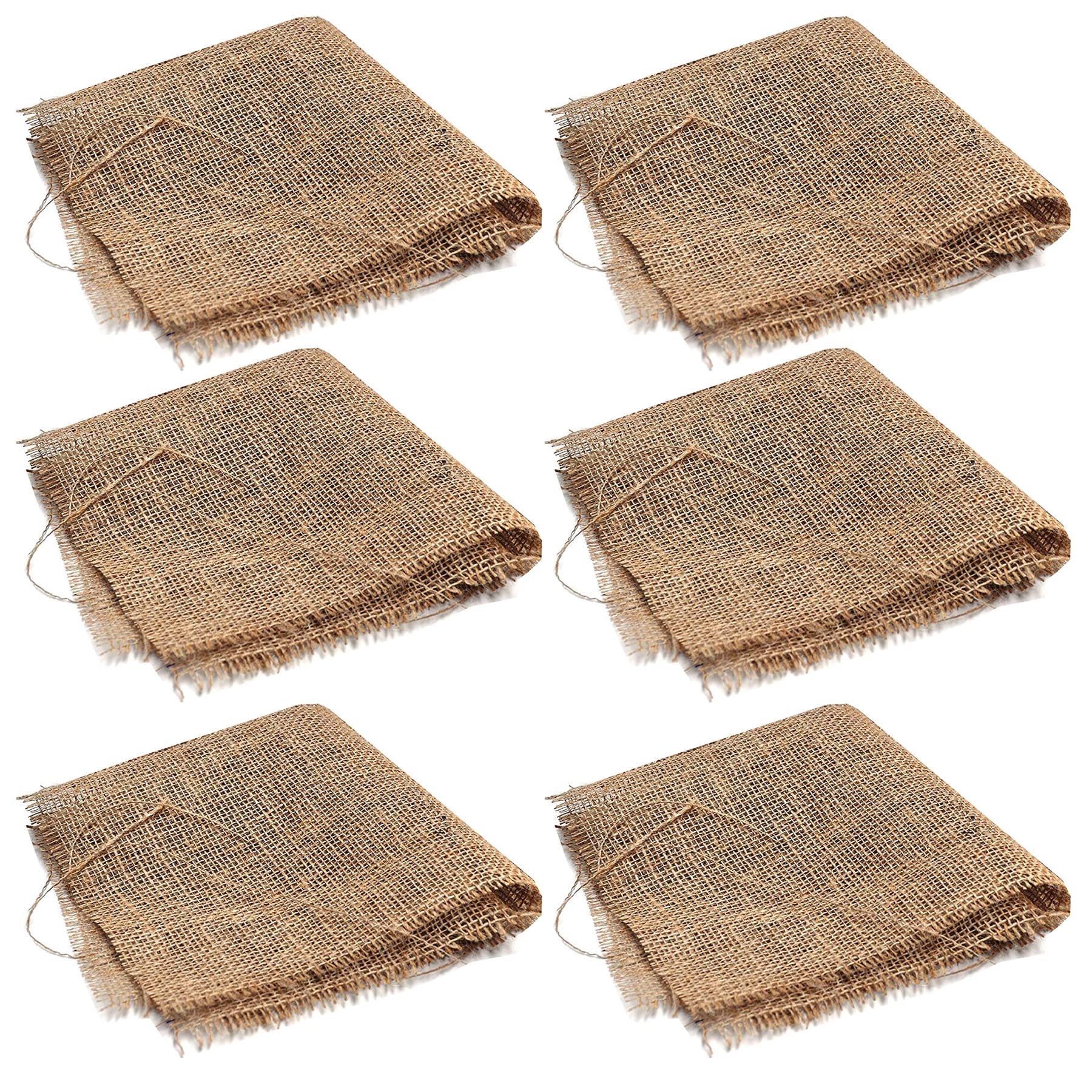 Aquacadabra Hessian Squares Aquatic Pond Plants Basket Liners Lilies Marginals 45 x 45cm (6)