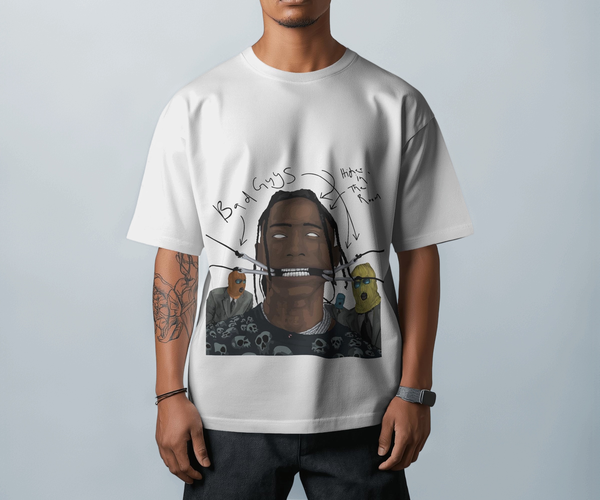 Buy Highest in The Room Oversized T-Shirt 100% Cotton 240 GSM