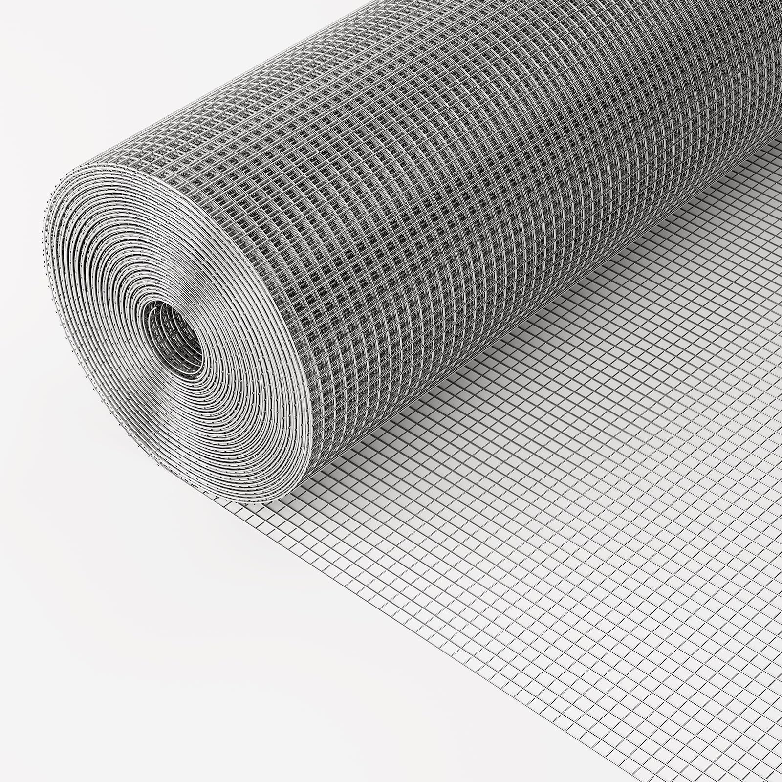 Photo 1 of Stainless Steel 304 Welded Wire Fence Roll, Chicken Wire, 1/4 Inch Hardware Cloth, Supports Poultry Netting Cage Fencing, Keep The Animals Out, Protecting New Plants(48inx100ft)