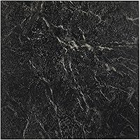 Achim Nexus Peel & Stick Vinyl Floor Tiles 12x12 Black White Marble Pattern, 20-Pack Self-Adhesive DIY Kitchen Bathroom Flooring