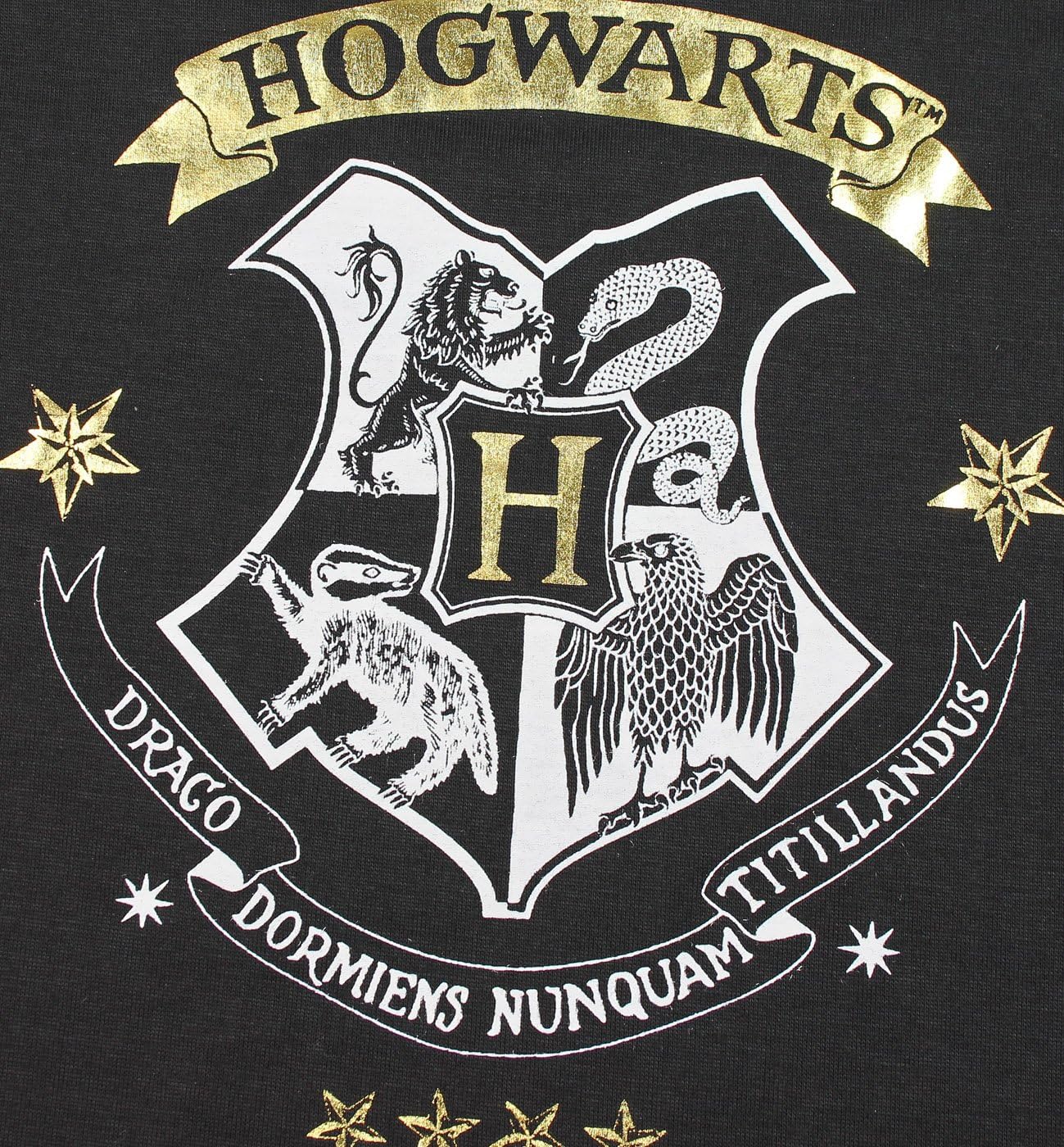 Harry Potter Boys Little Hogwarts Wizard Crest Pajama Short Set - Image 5