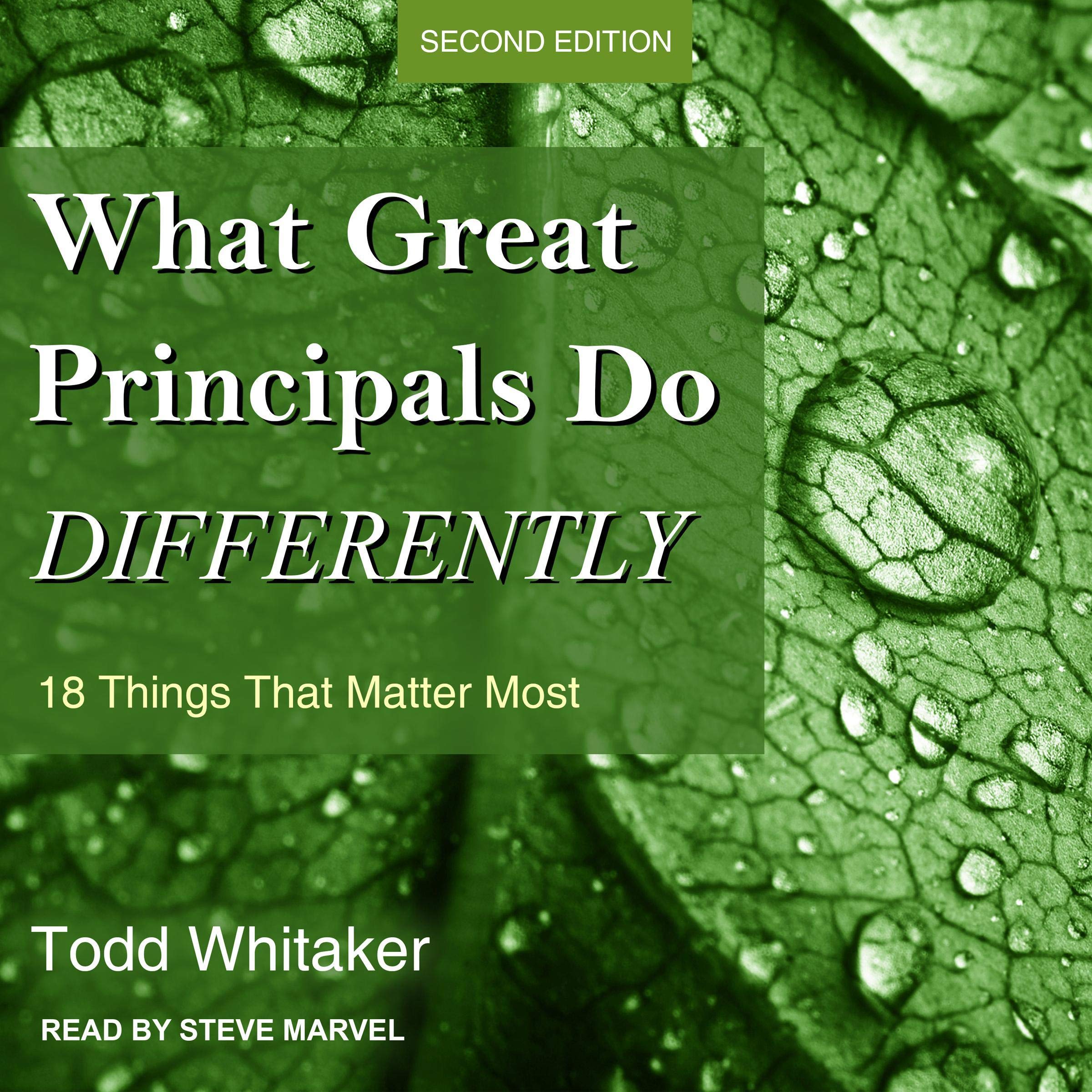 Cover art for What Great Principals Do Differently
